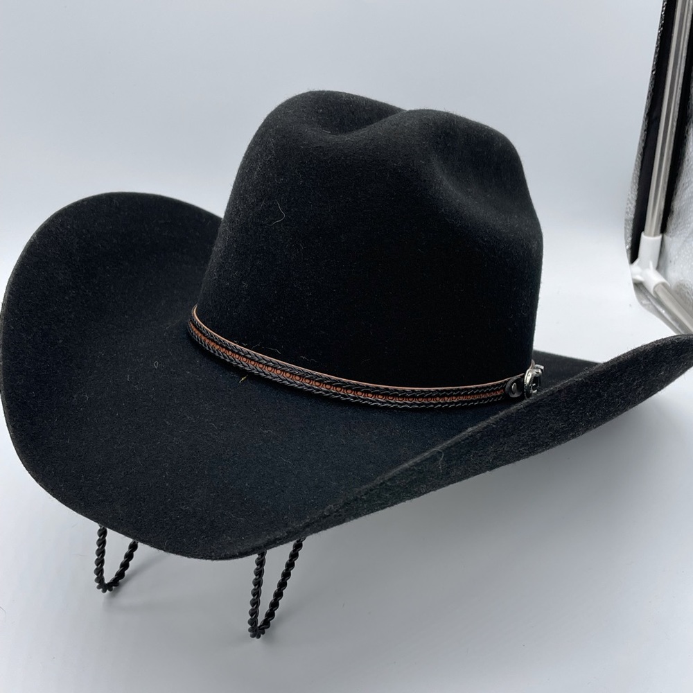 Mad Hatters of Texas (MHT) 7 3/8 Black Cowboy Hat